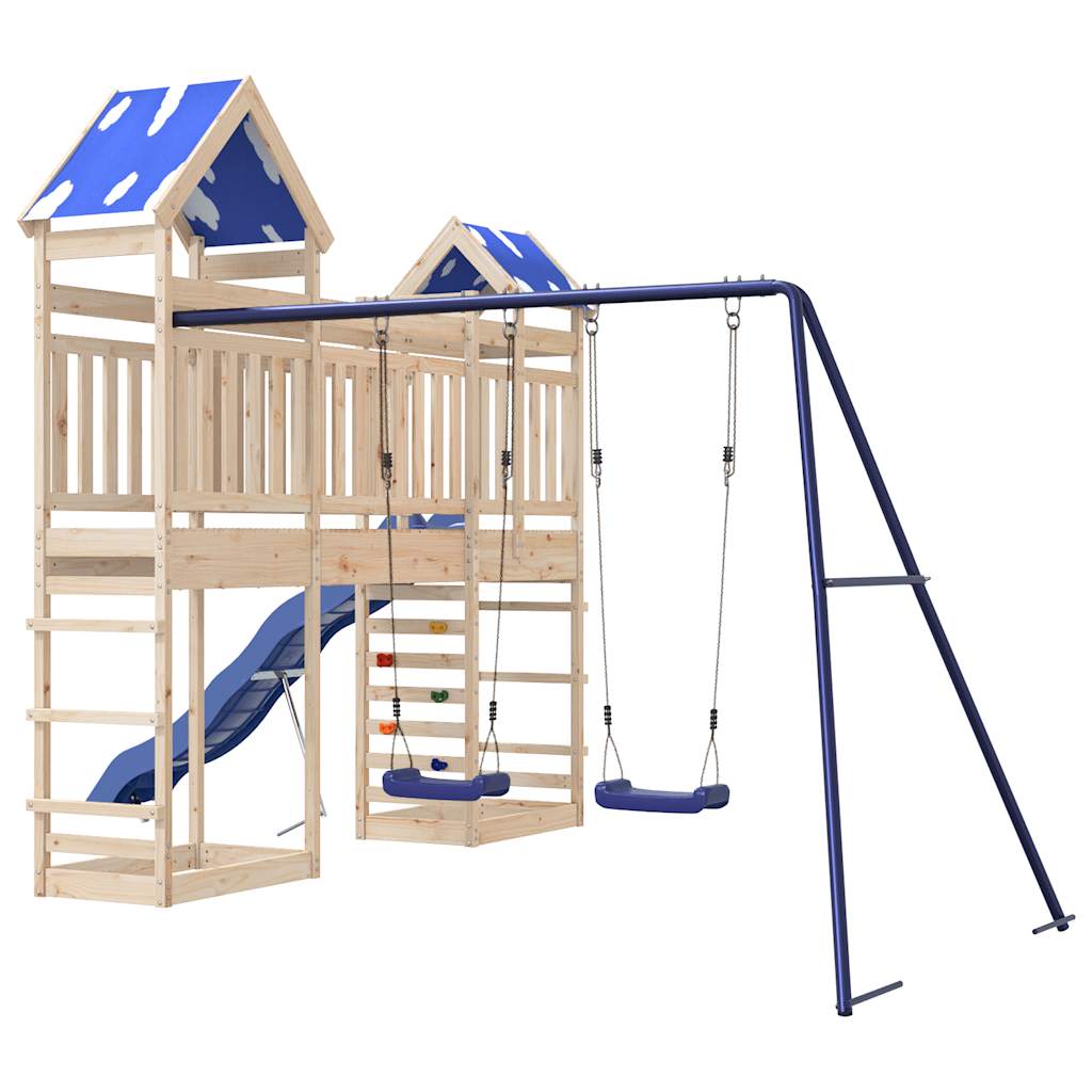 vidaXL Outdoor Playset Solid Wood Pine