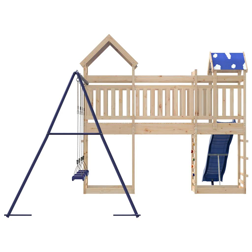 vidaXL Outdoor Playset Solid Wood Pine