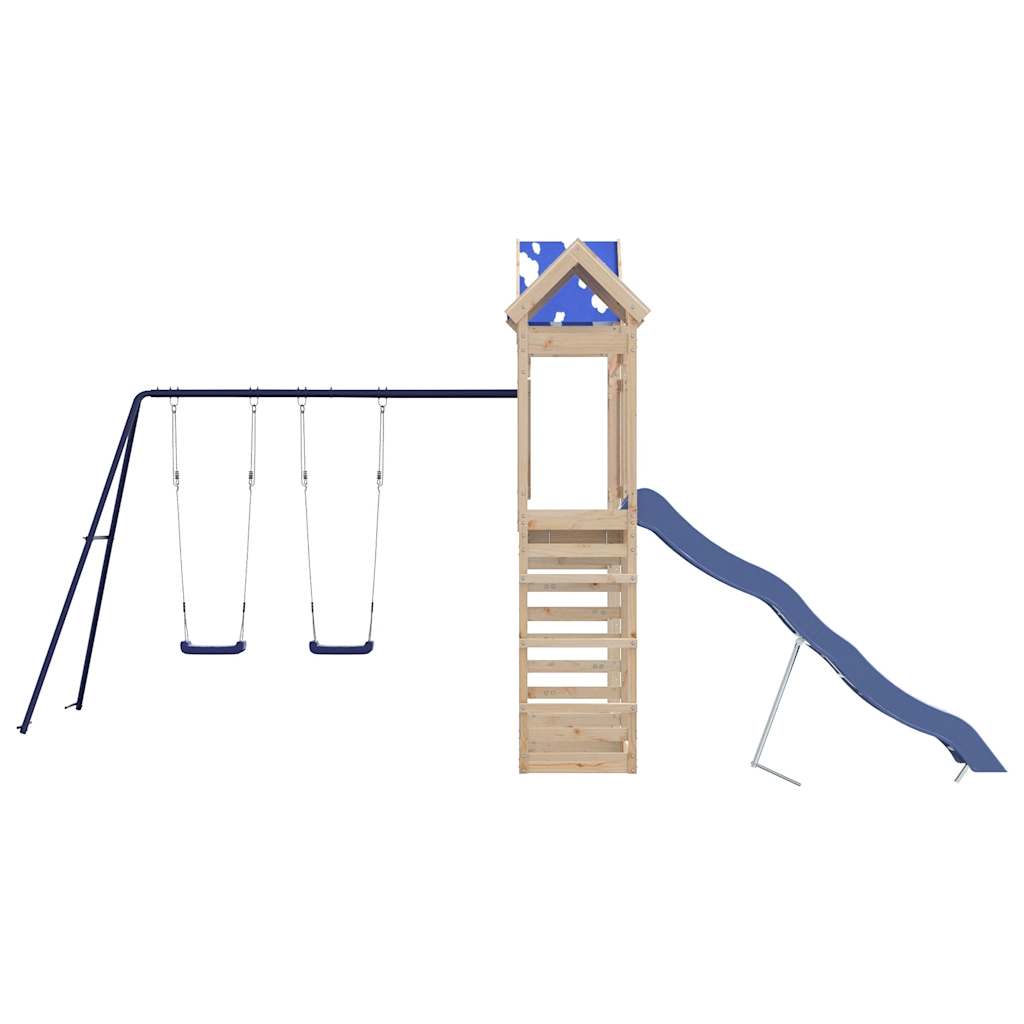 vidaXL Outdoor Playset Solid Wood Pine