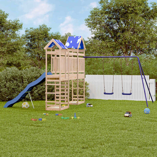 vidaXL Outdoor Playset Solid Wood Pine