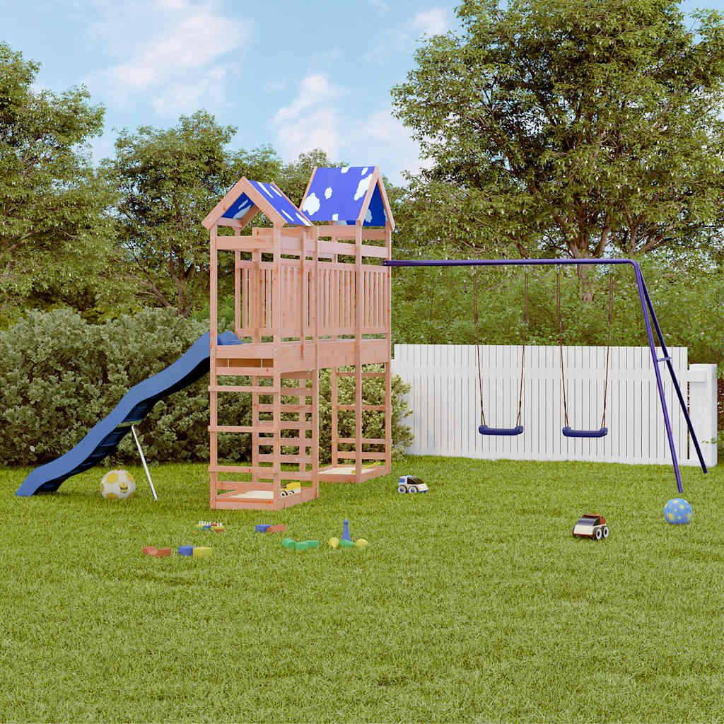 vidaXL Outdoor Playset Solid Wood Douglas