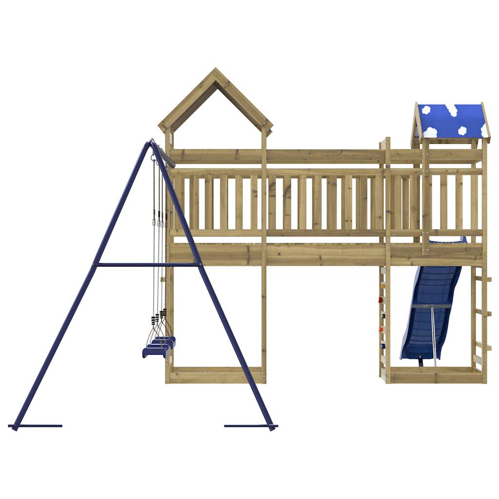 vidaXL Outdoor Playset Impregnated Wood Pine