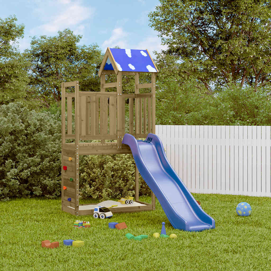 vidaXL Outdoor Playset Impregnated Wood Pine