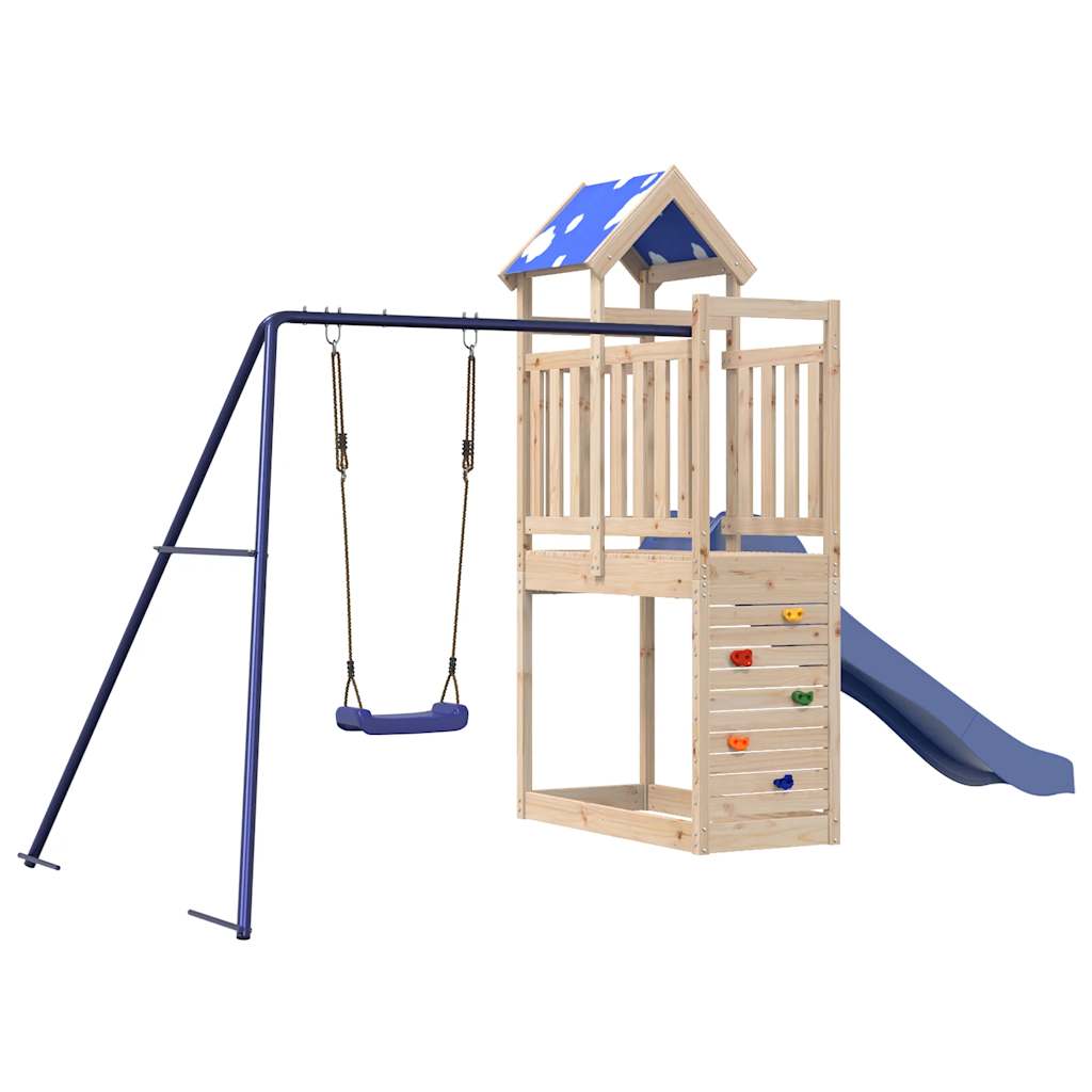 vidaXL Outdoor Playset Solid Wood Pine