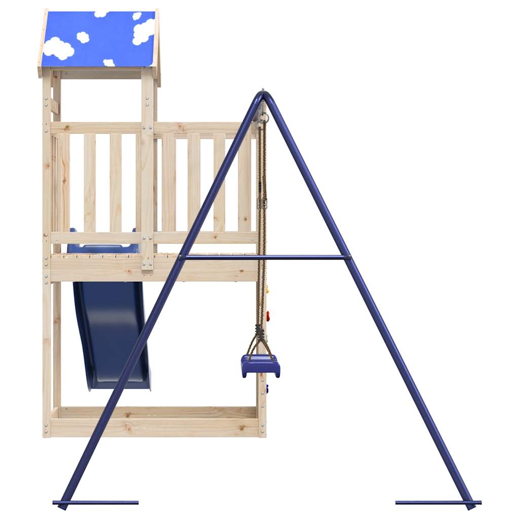 vidaXL Outdoor Playset Solid Wood Pine