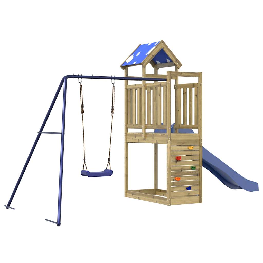 vidaXL Outdoor Playset Impregnated Wood Pine