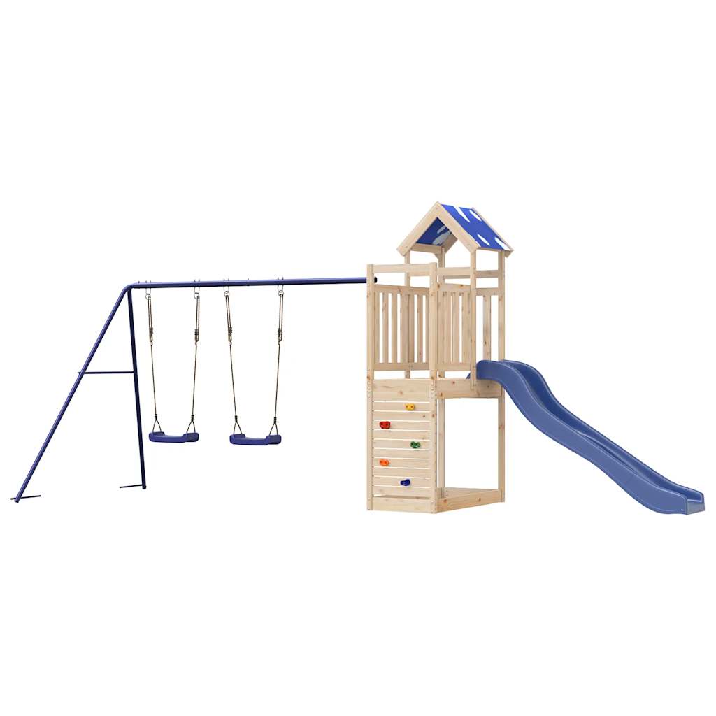 vidaXL Outdoor Playset Solid Wood Pine