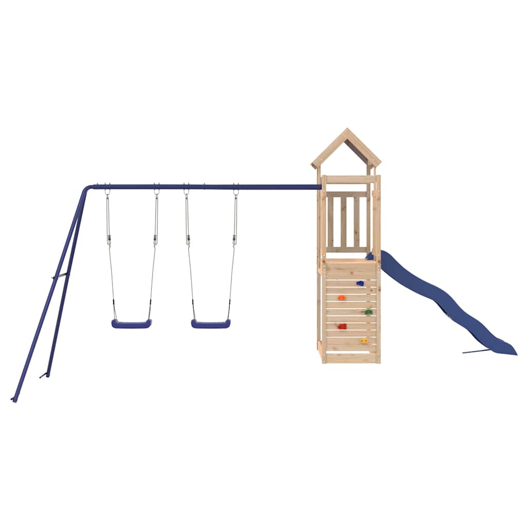Outdoor Playset Solid Wood Pine