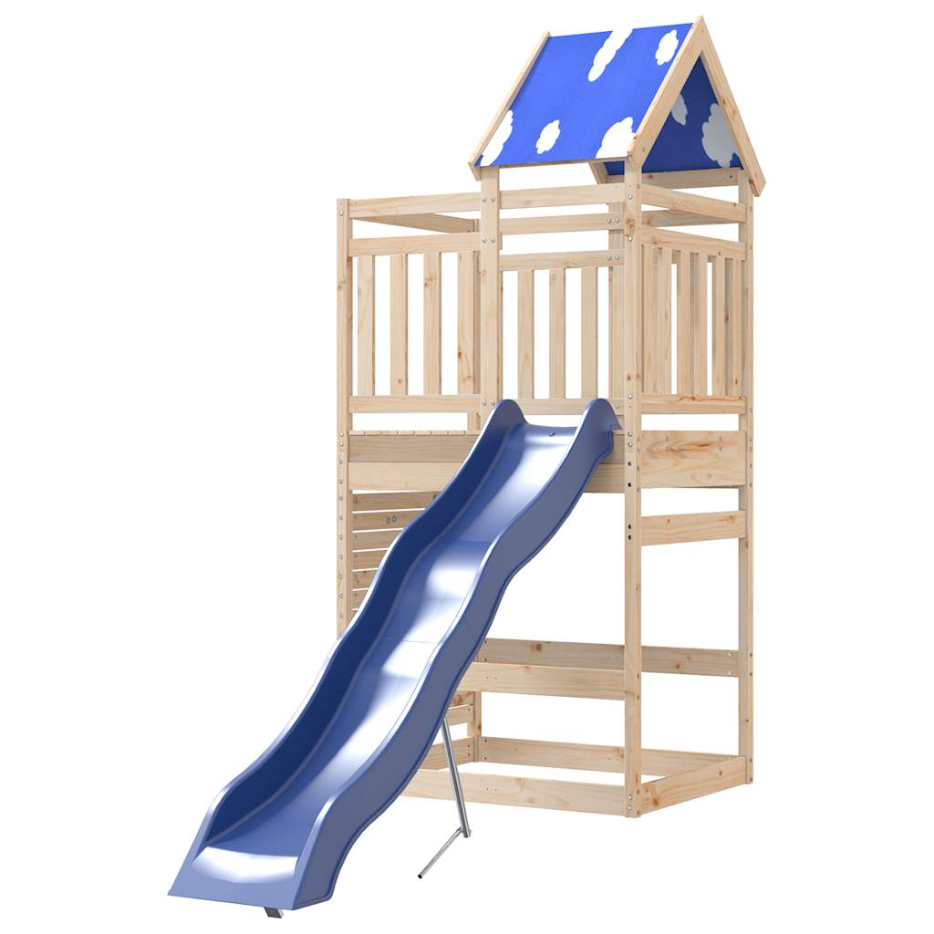 vidaXL Outdoor Playset Solid Wood Pine