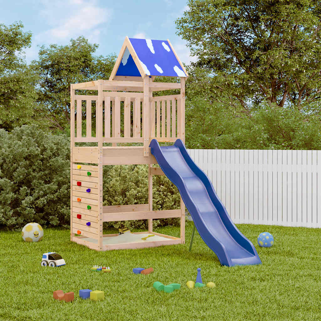 vidaXL Outdoor Playset Solid Wood Pine