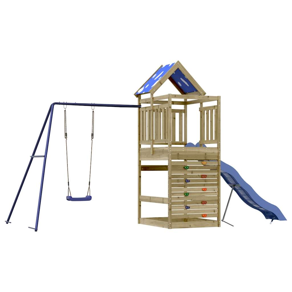 vidaXL Outdoor Playset Impregnated Wood Pine