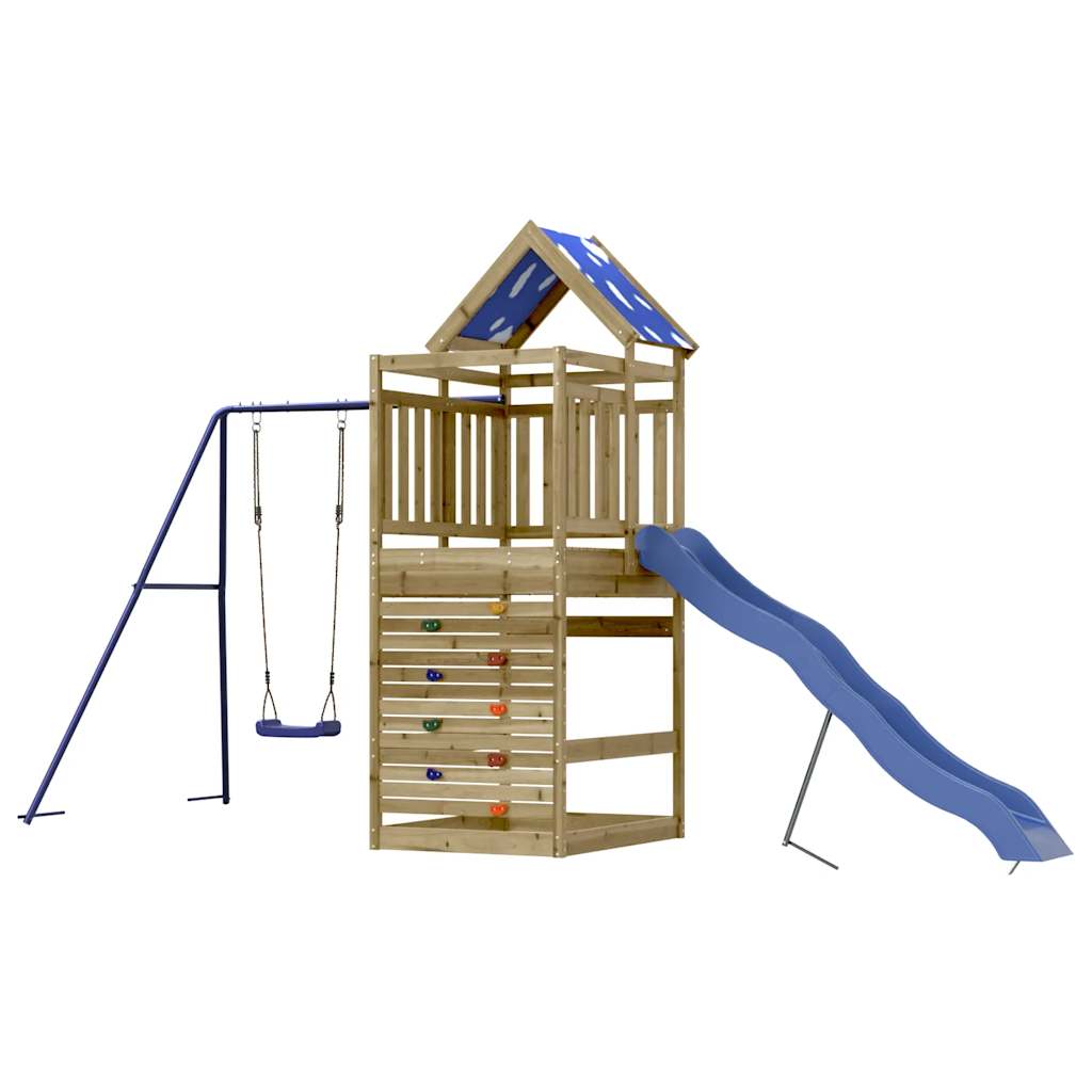 vidaXL Outdoor Playset Impregnated Wood Pine