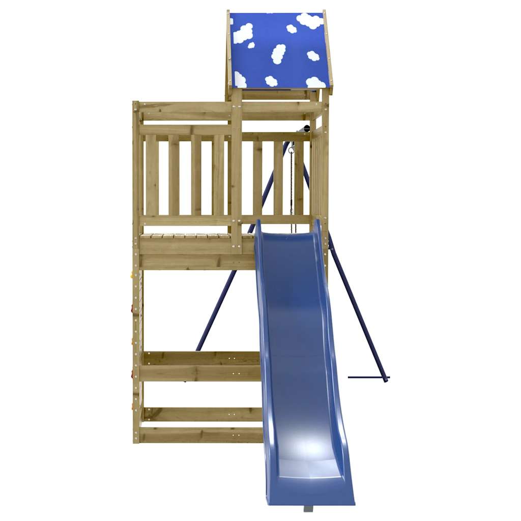 vidaXL Outdoor Playset Impregnated Wood Pine