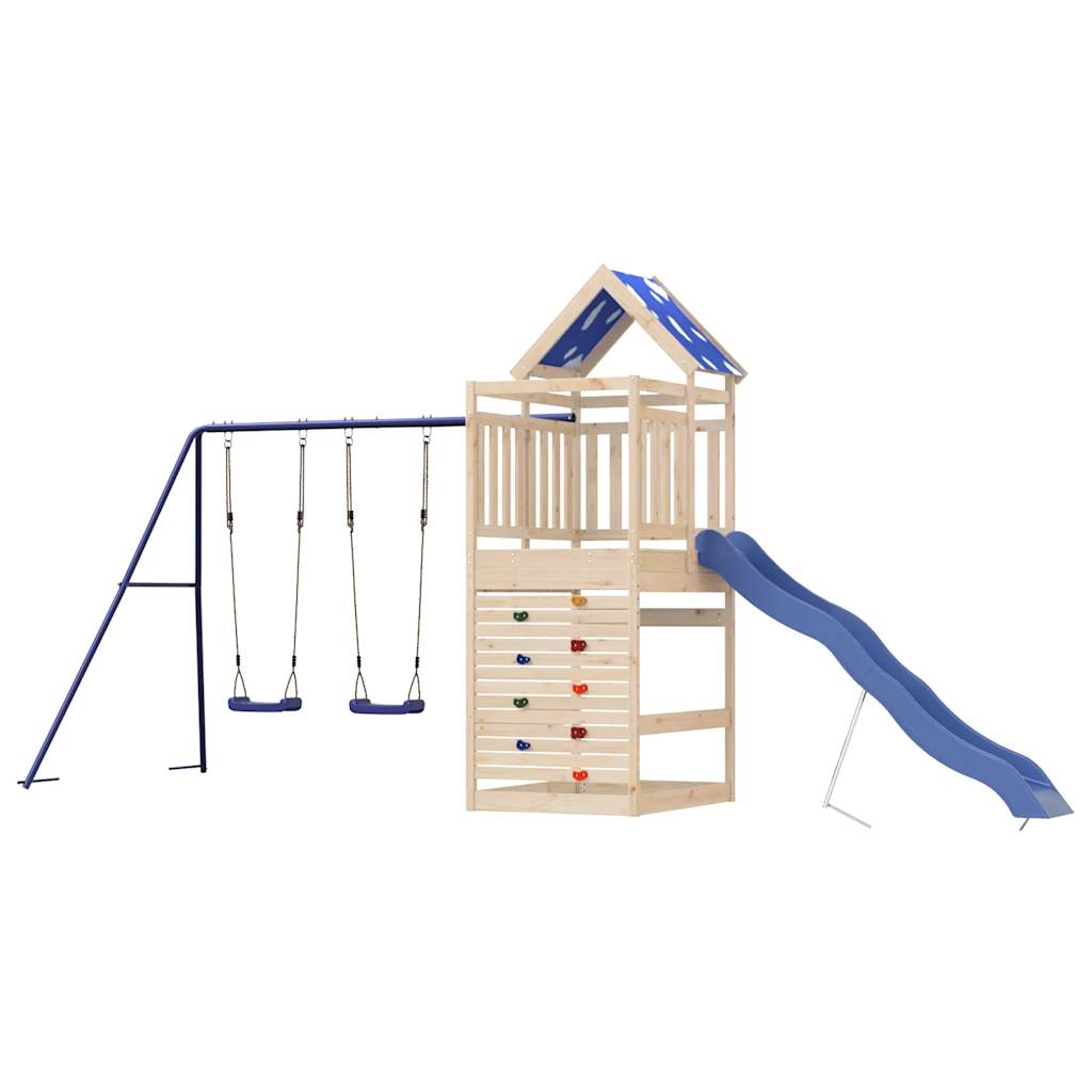 vidaXL Outdoor Playset Solid Wood Pine