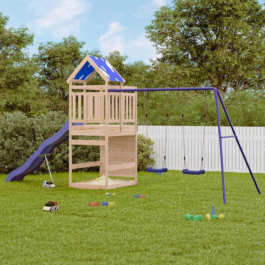 vidaXL Outdoor Playset Solid Wood Pine