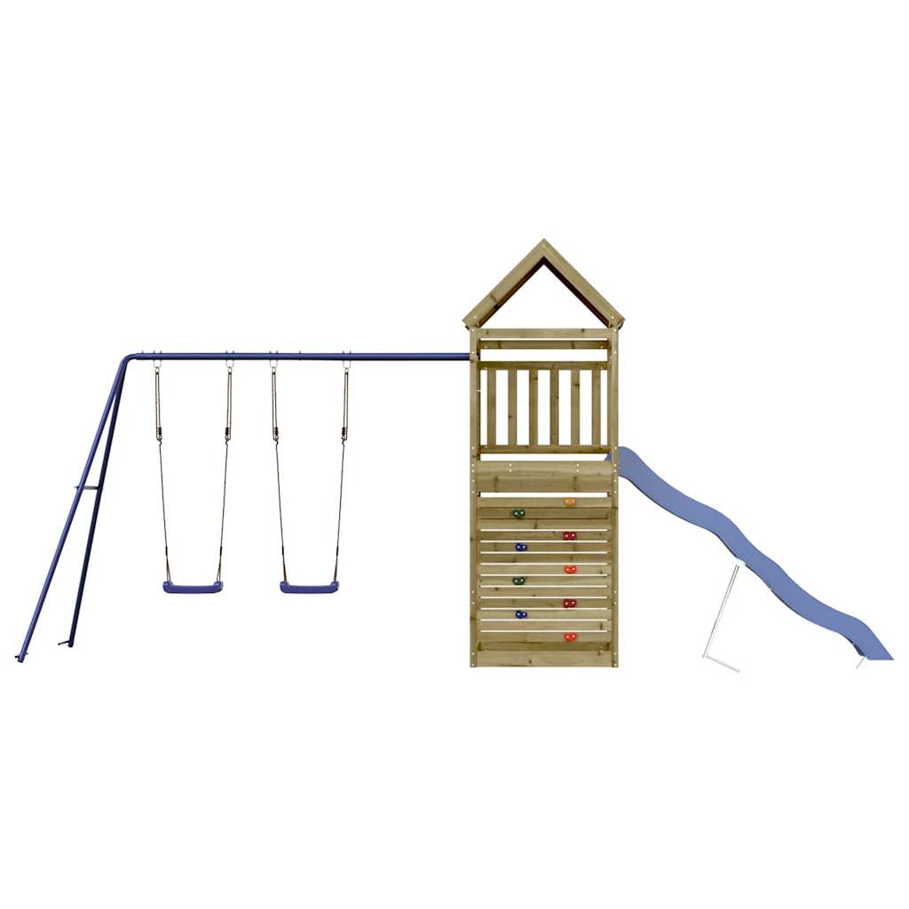 vidaXL Outdoor Playset Impregnated Wood Pine