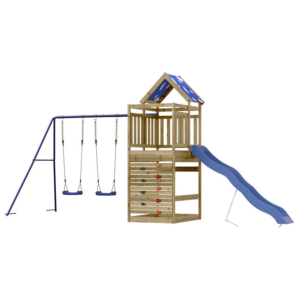 vidaXL Outdoor Playset Impregnated Wood Pine