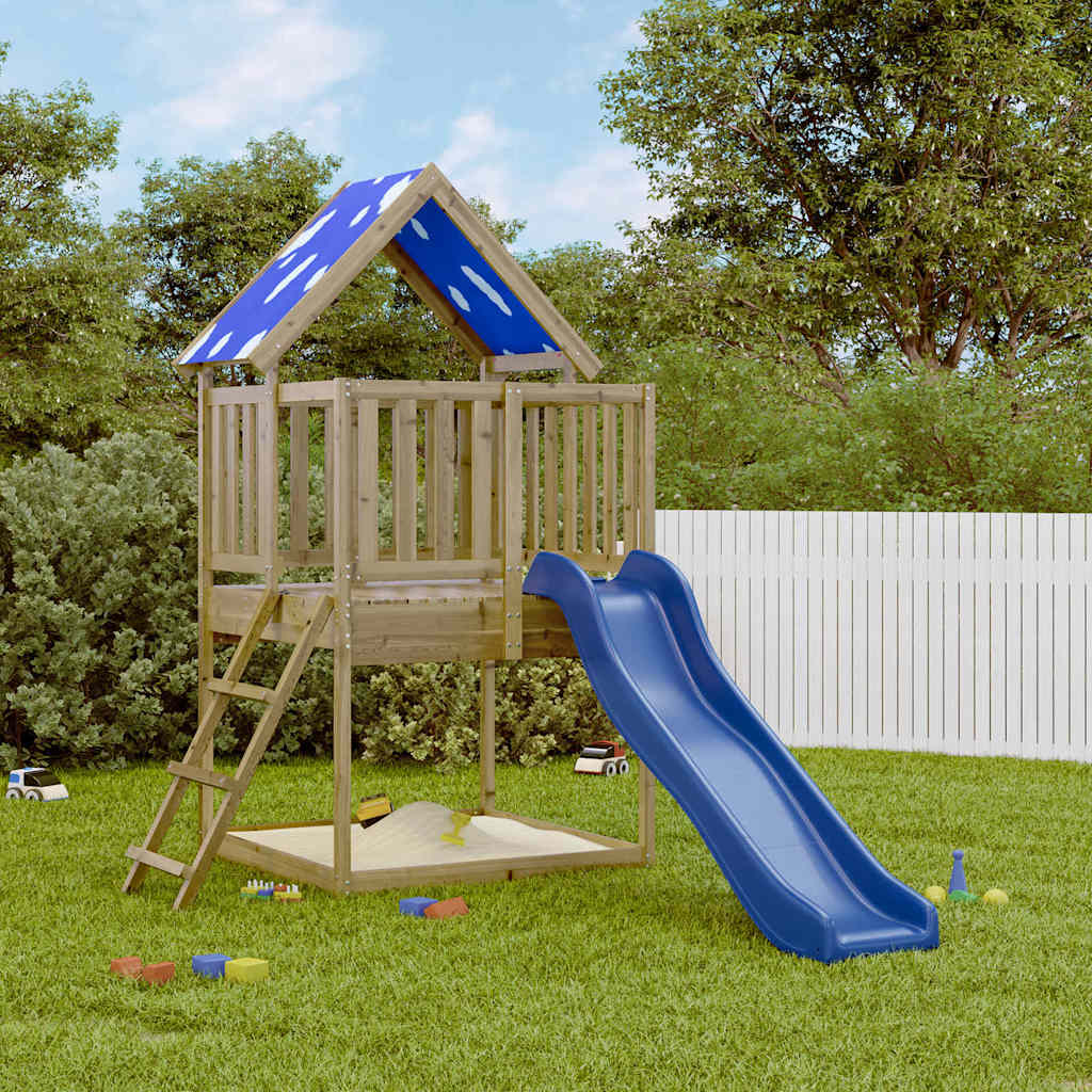 vidaXL Outdoor Playset Impregnated Wood Pine