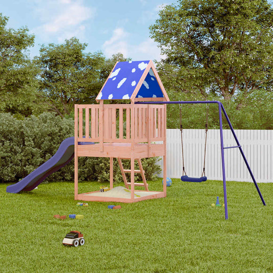 vidaXL Outdoor Playset Solid Wood Douglas