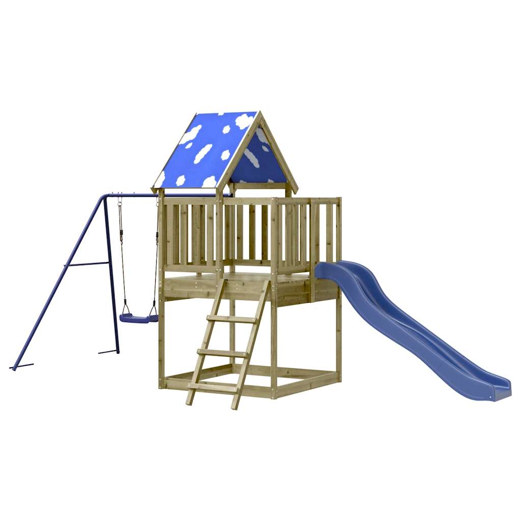 vidaXL Outdoor Playset Impregnated Wood Pine