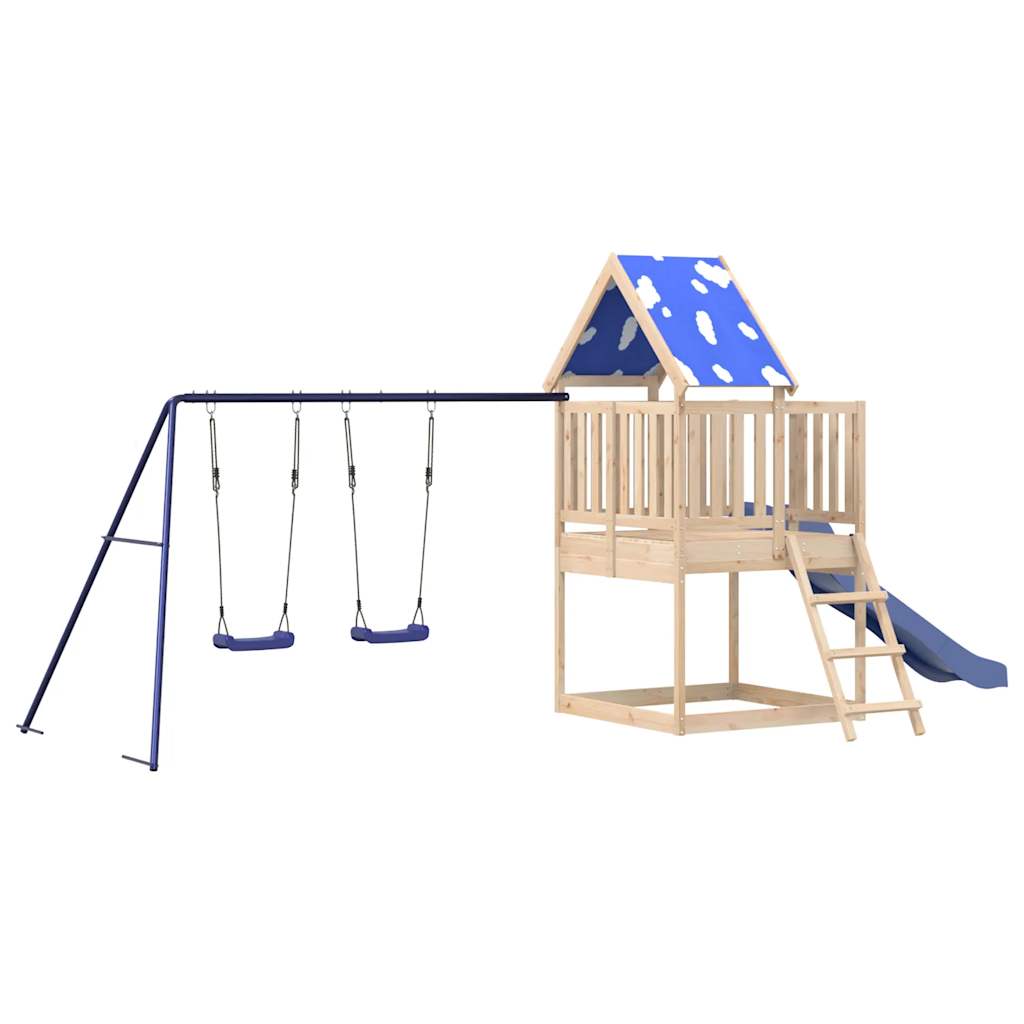 vidaXL Outdoor Playset Solid Wood Pine