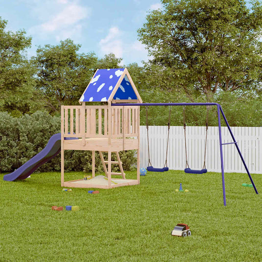 vidaXL Outdoor Playset Solid Wood Pine