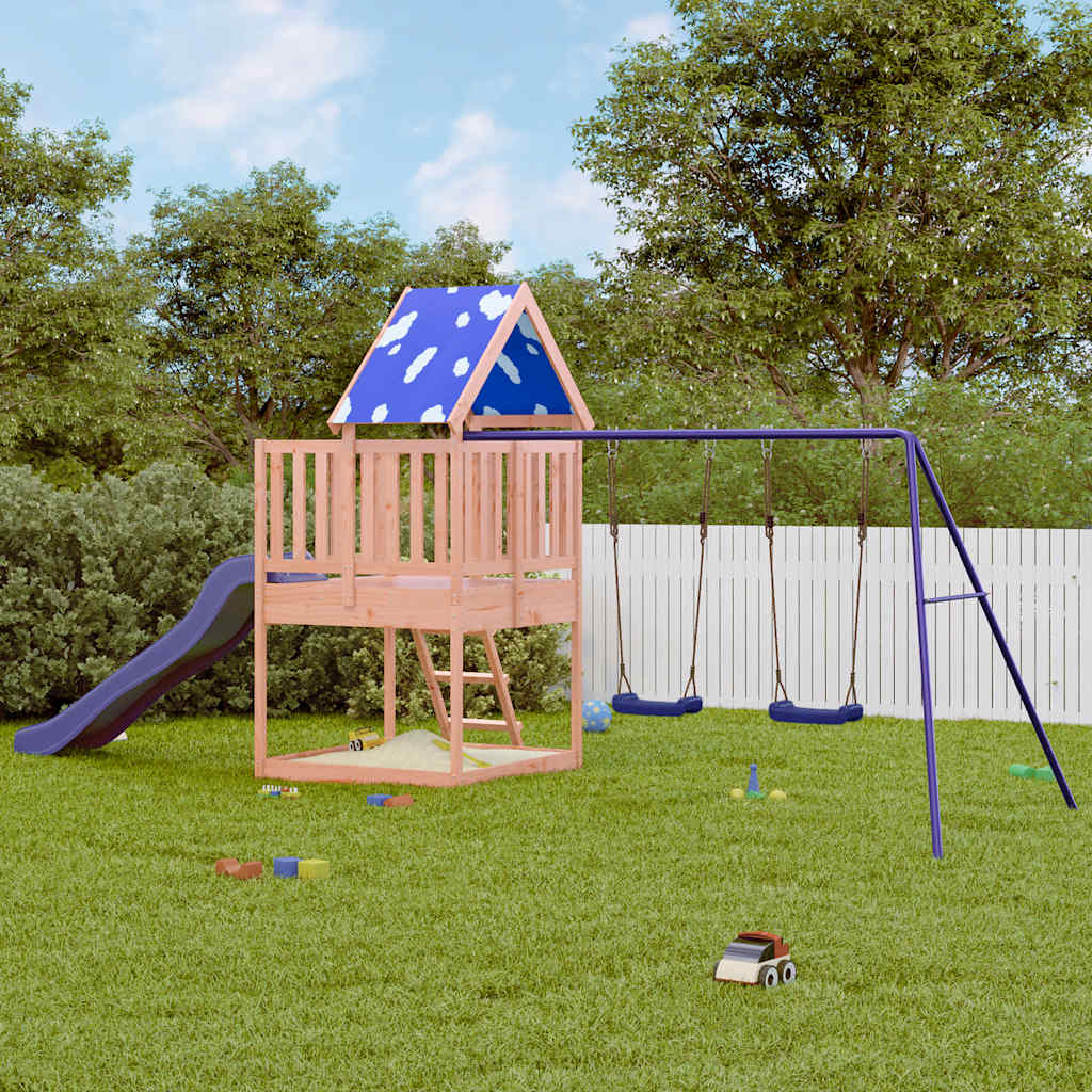 vidaXL Outdoor Playset Solid Wood Douglas