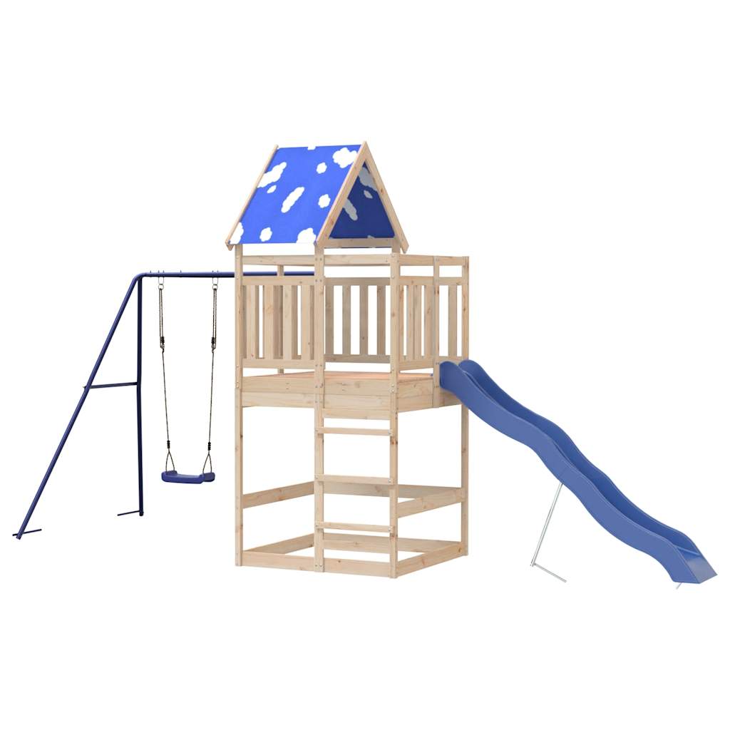 vidaXL Outdoor Playset Solid Wood Pine