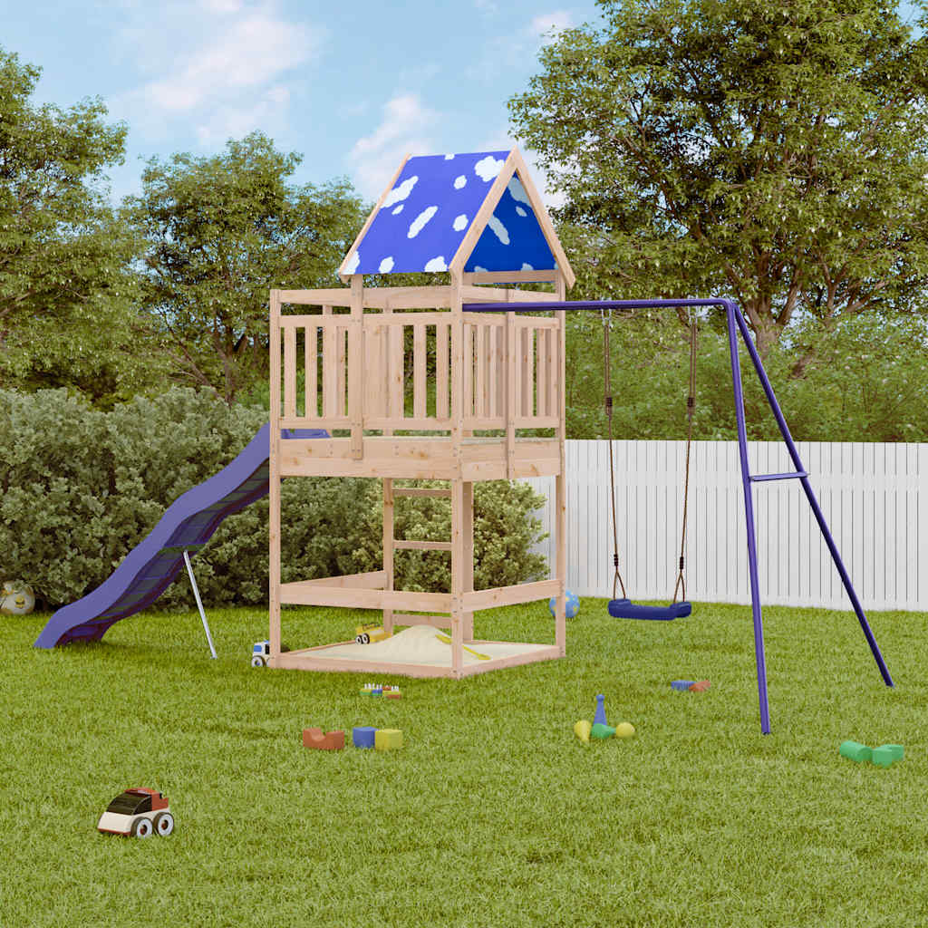 vidaXL Outdoor Playset Solid Wood Pine