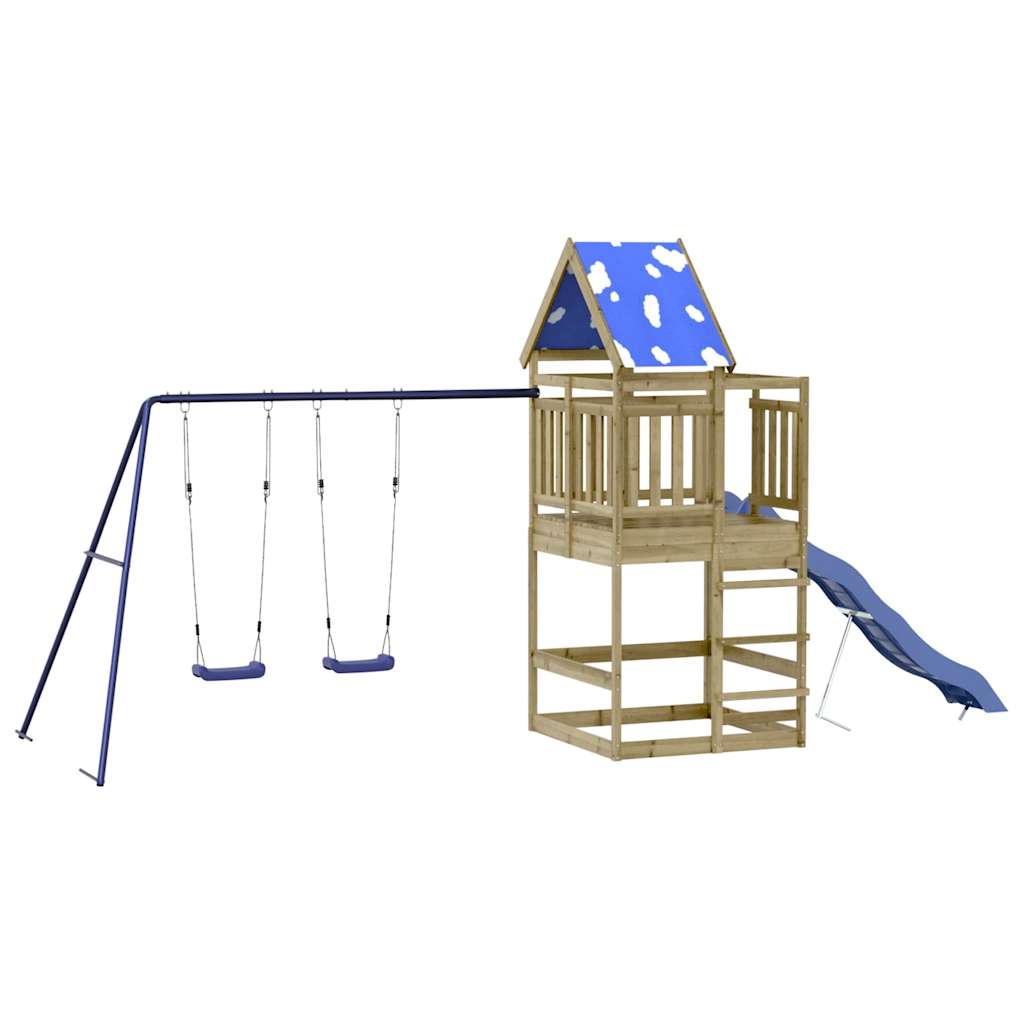 vidaXL Outdoor Playset Impregnated Wood Pine