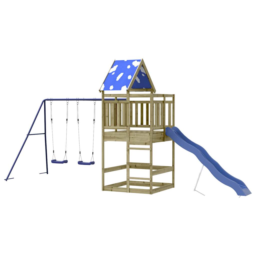 vidaXL Outdoor Playset Impregnated Wood Pine