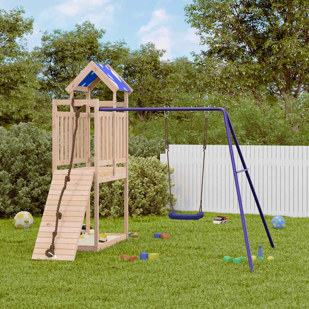 vidaXL Outdoor Playset Solid Wood Pine