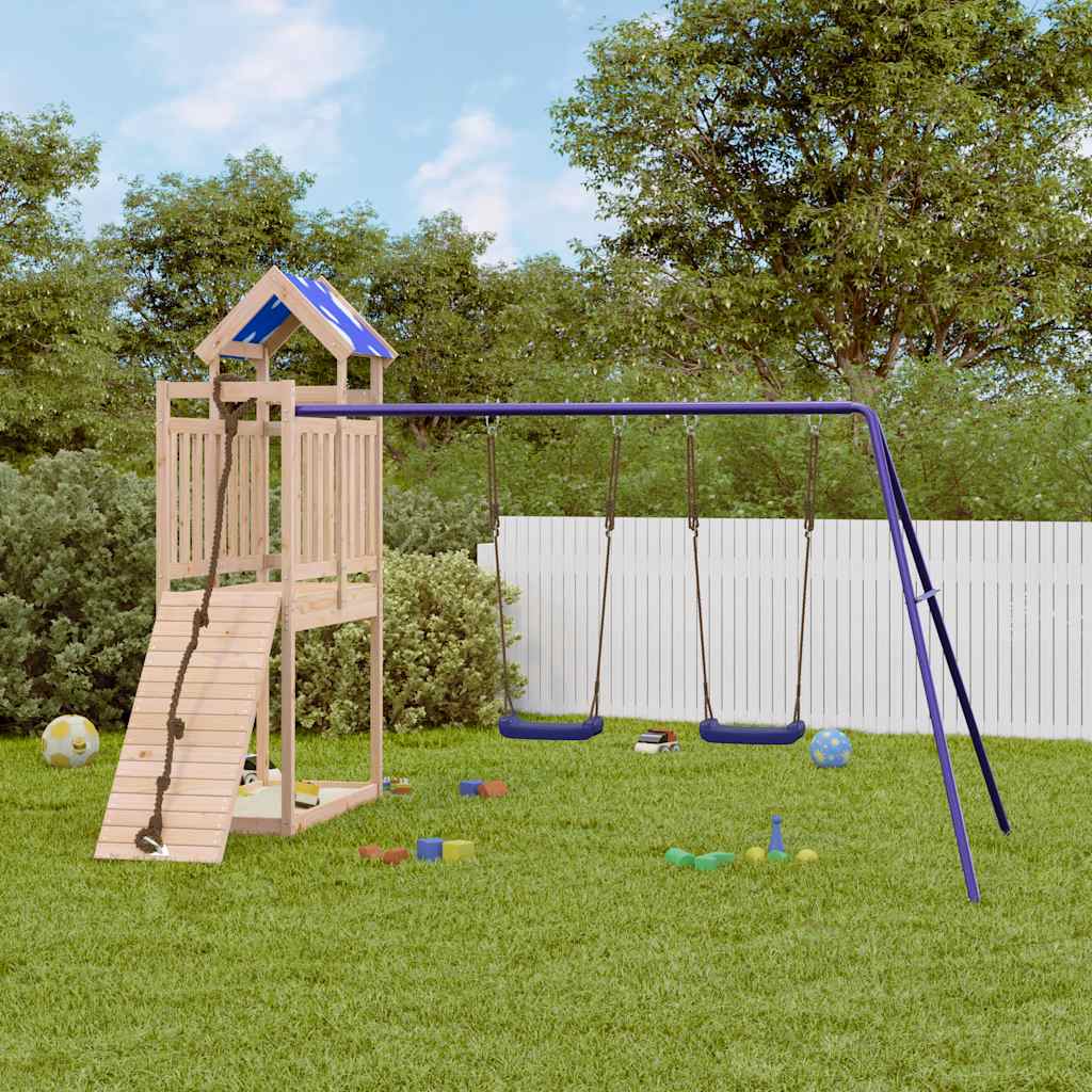 vidaXL Outdoor Playset Solid Wood Pine