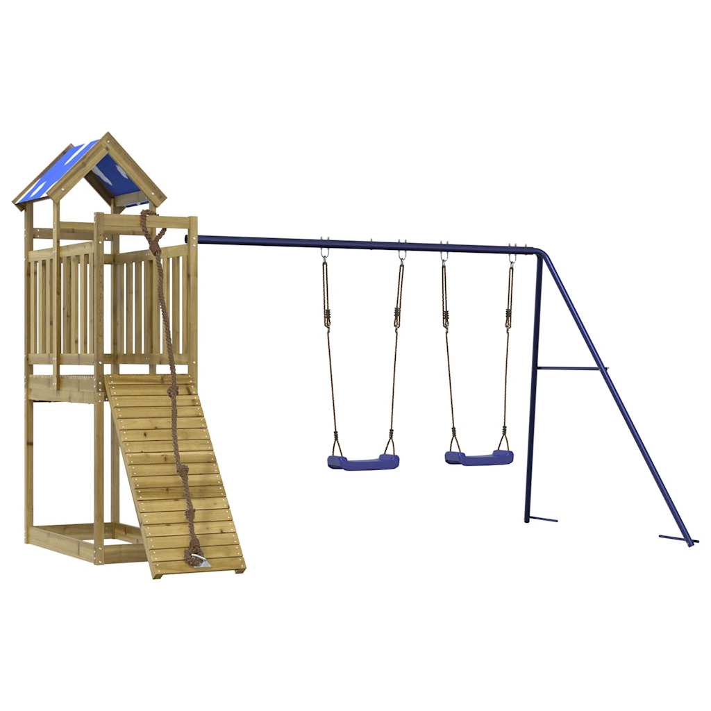 vidaXL Outdoor Playset Impregnated Wood Pine