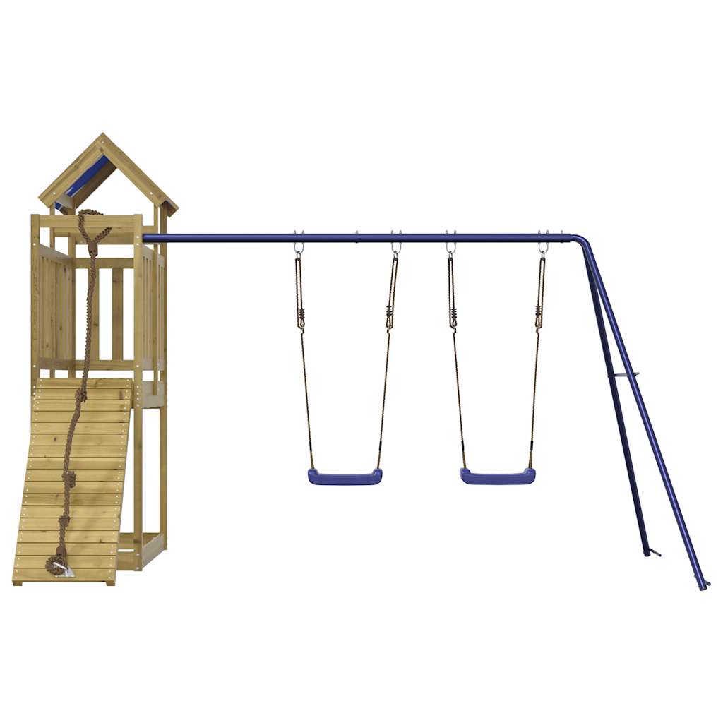 vidaXL Outdoor Playset Impregnated Wood Pine