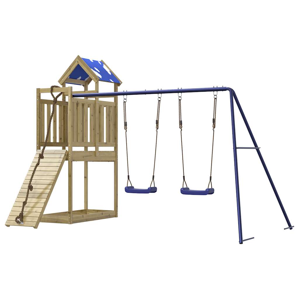 vidaXL Outdoor Playset Impregnated Wood Pine