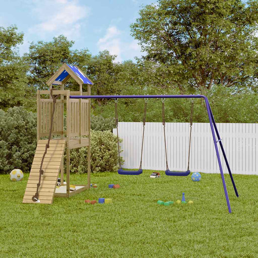 vidaXL Outdoor Playset Impregnated Wood Pine