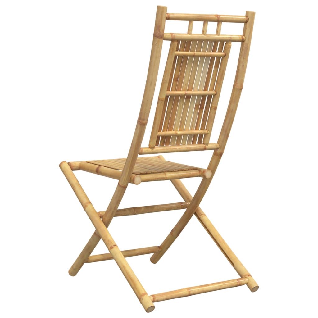 vidaXL Folding Garden Chairs 6 pcs 46x66x99 cm Bamboo