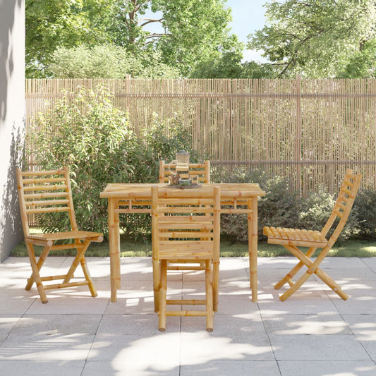 Folding Chairs 4 pcs 43x54x88 cm Bamboo