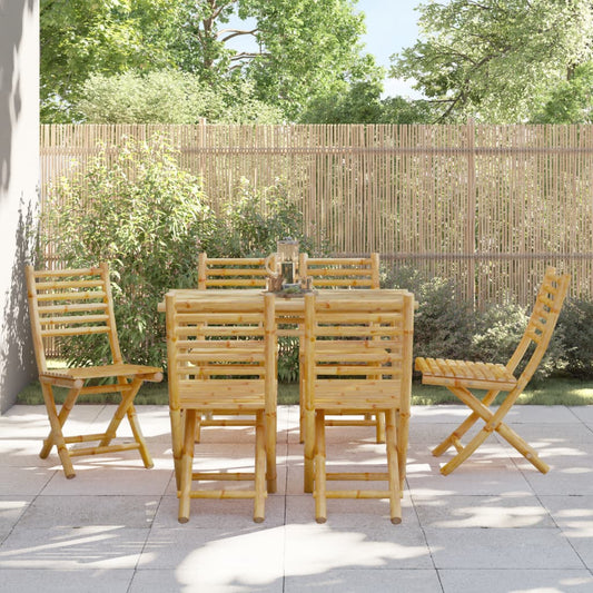 Folding Chairs 6 pcs 43x54x88 cm Bamboo