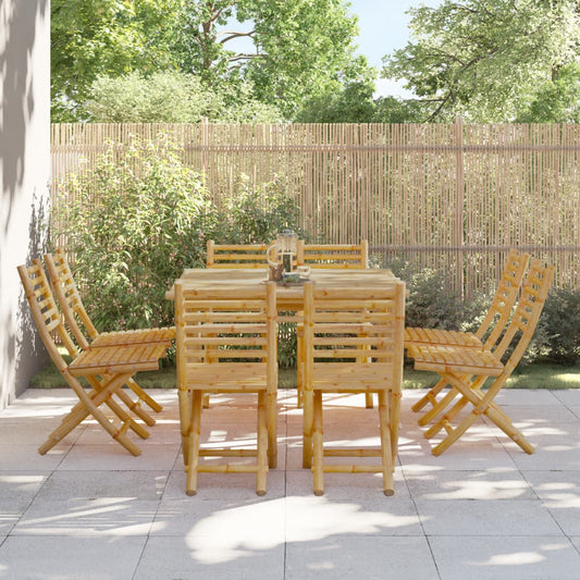 Folding Chairs 8 pcs 43x54x88 cm Bamboo