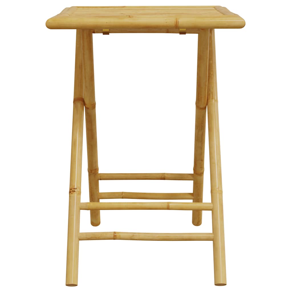 Bistro Set | Natural Bamboo | Bamboo | Medium | Foldable | Bistro Set