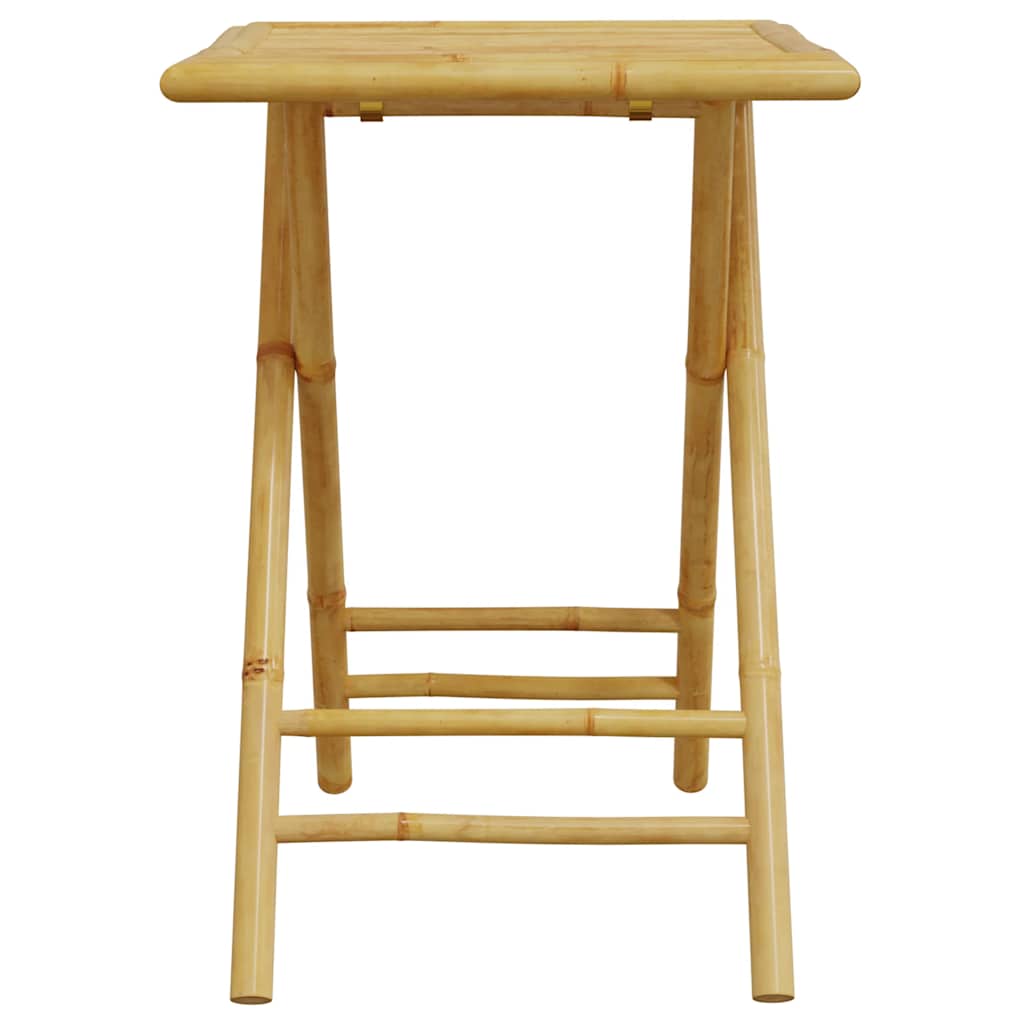 Bistro Set | Natural Bamboo | Bamboo | Medium | Foldable | Bistro Set