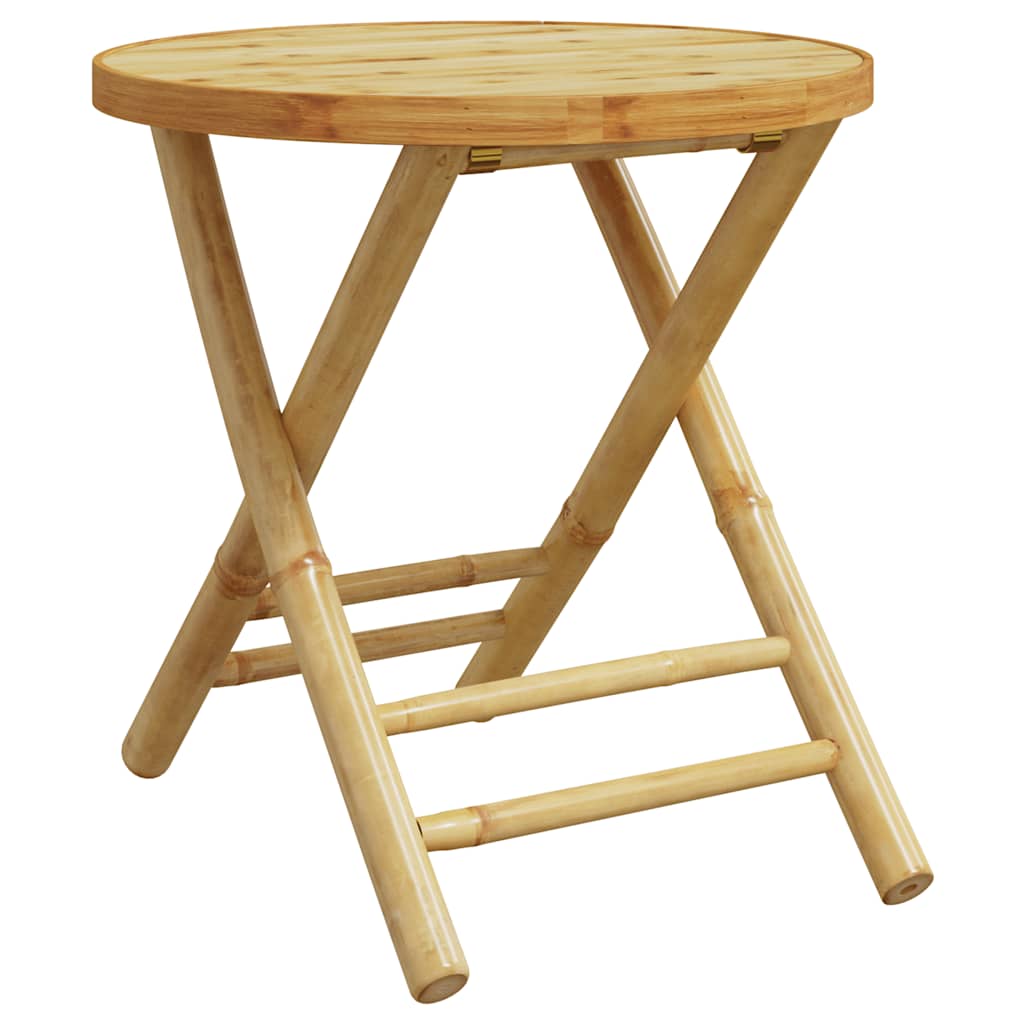 Bistro Set | Natural Bamboo | Bamboo | 3 piece set |  Foldable