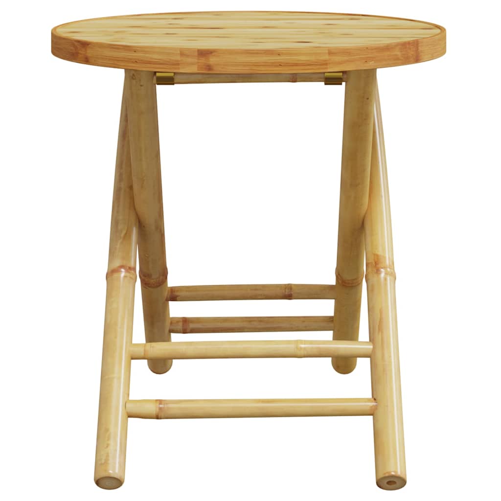 Bistro Set | Natural Bamboo | Bamboo | 3 piece set |  Foldable