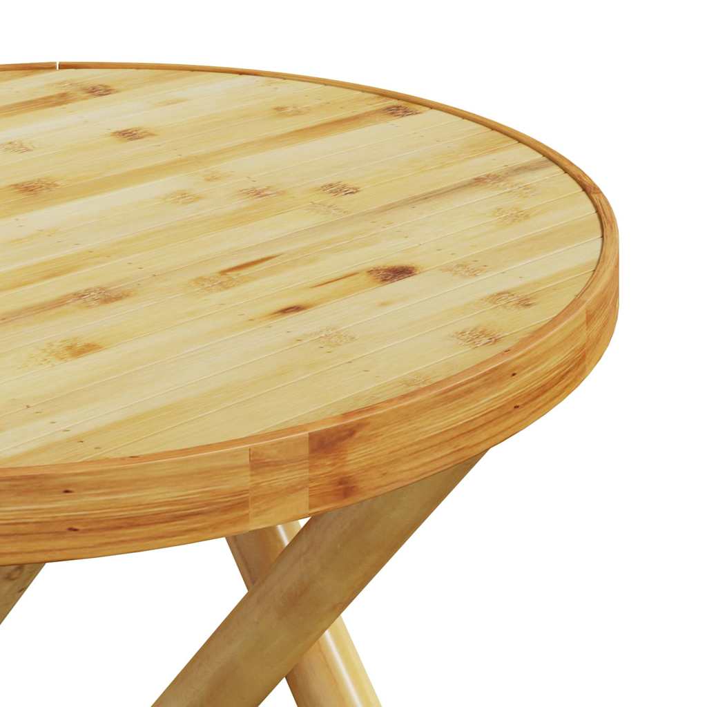 Bistro Set | Natural Bamboo | Bamboo | Compact | Foldable | Bistro Set