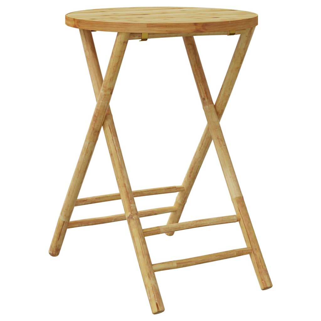 Bistro Set | Natural Bamboo | Bamboo | Standard Size | Foldable