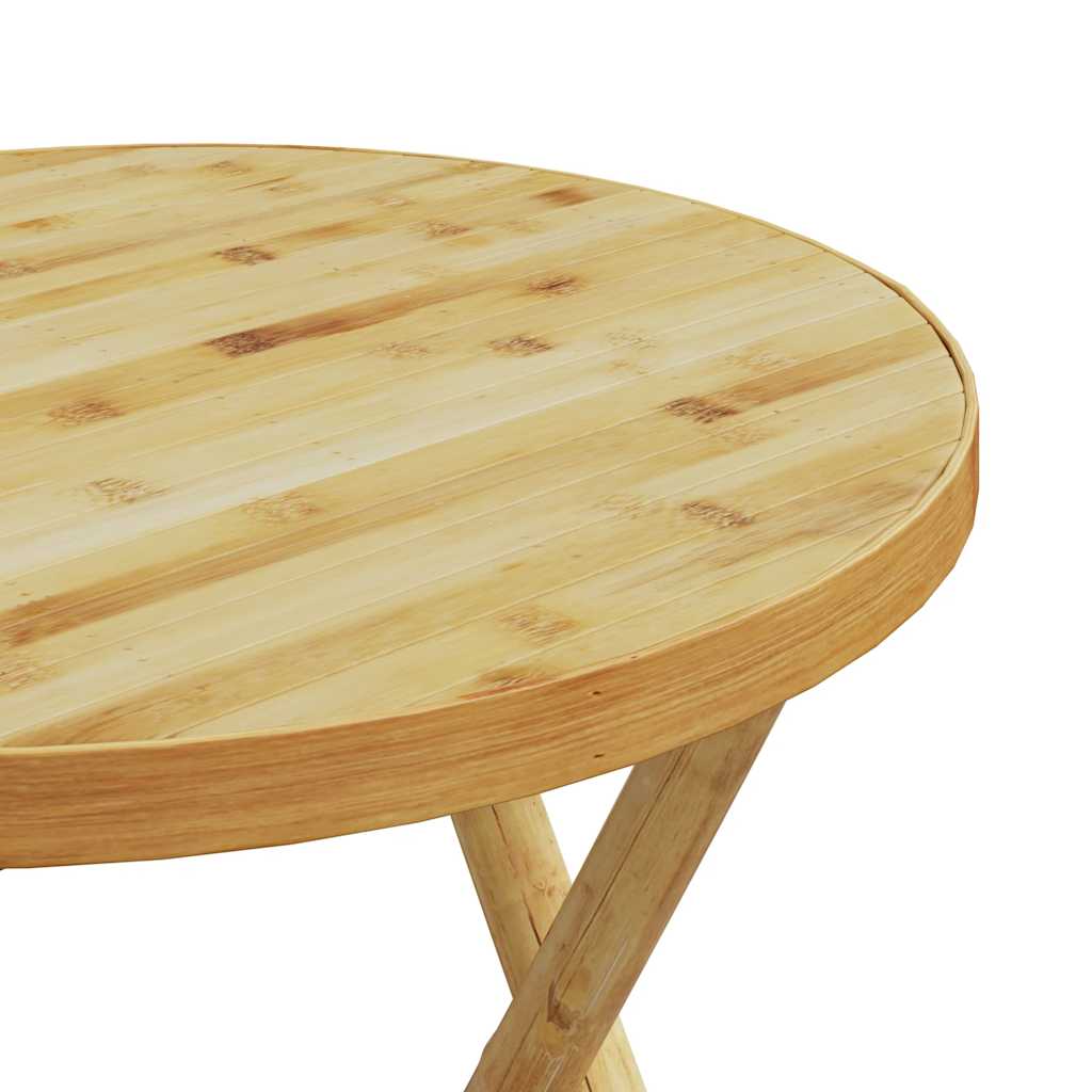 Bistro Set | Natural Bamboo | Bamboo | Standard Size | Foldable