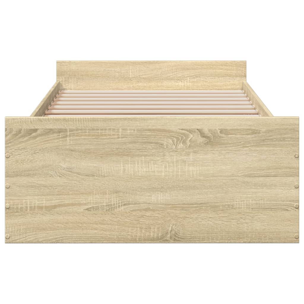 Bed Frame | Sonoma oak | Engineered wood | Small Single | Bed Frame