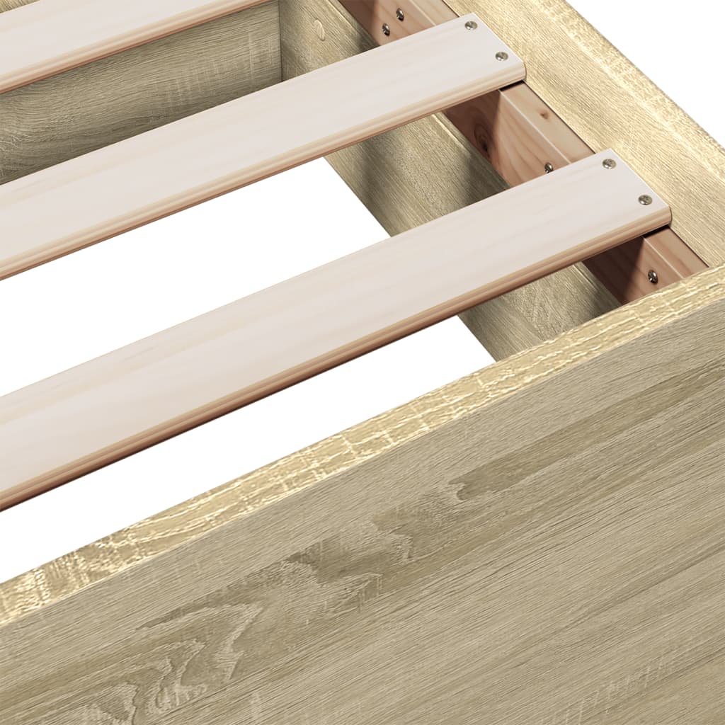 Bed Frame | Sonoma oak | Engineered wood | Small Single | Bed Frame